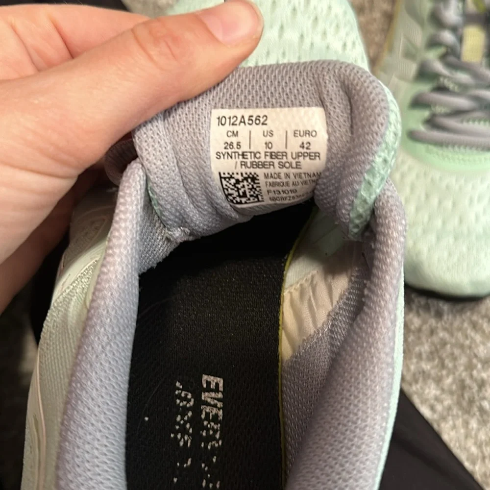 ASICS Women’s Athletic Shoes Mint Green Size 10 - Picture 7 of 7